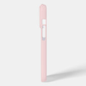 Monogram Roze Modern Minimalistisch Vrouwelijk Case-Mate iPhone Case (Achterkant / Links)