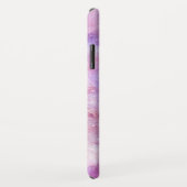 Monogram Roze & Paarse Waterverf Abstracte Galaxy Case-Mate iPhone Case (Achterkant/rechts)