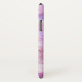 Monogram Roze & Paarse Waterverf Abstracte Galaxy Case-Mate iPhone Case (Achterkant / rechts)