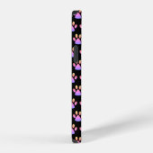 Monogram Roze Pootafdruk iPhone Hoesje (Rechterkant)