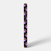 Monogram Roze Pootafdruk iPhone Hoesje (Linkerkant)