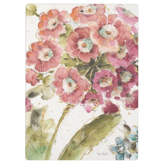 Monogram | Roze primrose Klembord (Achterkant)