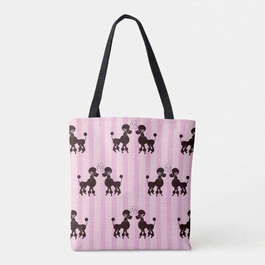 Monogram Roze Roebel Lover Tote Bag (Achterkant)