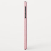 Monogram Roze Rose Gold Faux Leather Case-Mate iPhone Case (Achterkant/links)