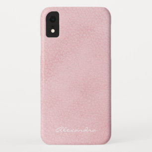 Monogram Roze Rose Gold Faux Leather Case-Mate iPhone Case