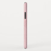 Monogram Roze Rose Gold Faux Leather Case-Mate iPhone Case (Achterkant/rechts)