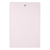 Monogram Roze Roze Goud Modern Minimalistisch Mini Klembord (Achterkant)