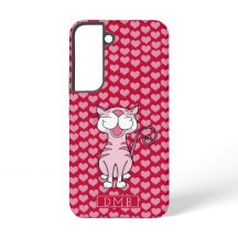 Monogram roze roze roodharten