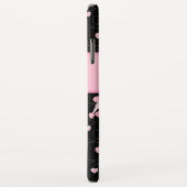 Monogram roze roze roodroze roze roodroze roestbon Case-Mate iPhone case (Achterkant/rechts)