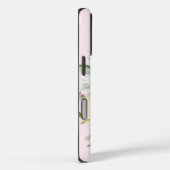 Monogram Roze Roze Waterverf Roos Bloem Bloemstuk  Case-Mate iPhone Case (Achterkant / Rechts)