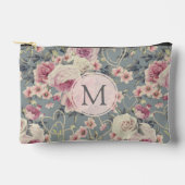 Monogram roze rozen en parelharten etui (Voorkant)