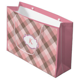 Monogram. Roze speldenband. Large Cadeautasje