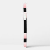 Monogram roze streep Case-Mate iPhone case (Achterkant / Rechts)
