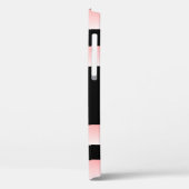 Monogram roze streep Case-Mate iPhone case (Achterkant / Links)