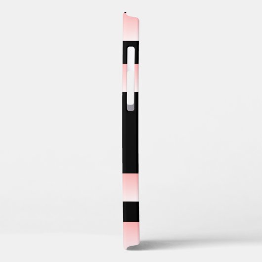 Monogram roze streep Case-Mate iPhone case (Achterkant / Links)