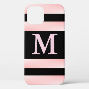 Monogram roze streep Case-Mate iPhone case