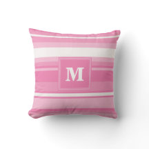 Monogram roze strepen