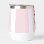 Monogram Roze Strikende Kersen Coquette Esthetiek (Rechts)