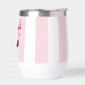 Monogram Roze Strikende Kersen Coquette Esthetiek (Links)