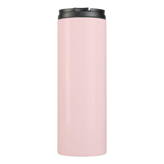 Monogram roze thermisch getumbler thermosbeker (Achterkant)