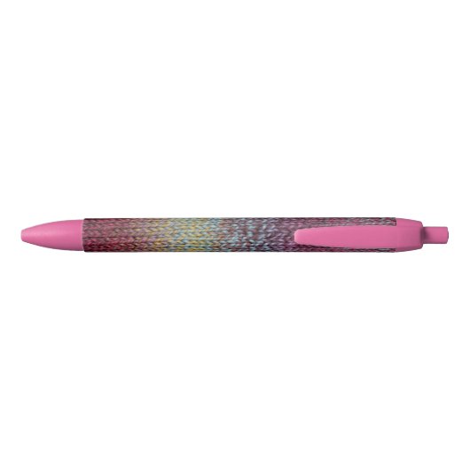 Monogram roze tinteling zwarte inkt pen (Achterkant)