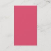 Monogram Roze Visitekaartje (Achterkant)