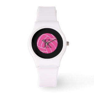 Monogram Roze Volleyball Polt Watch Horloge