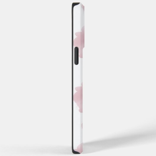 Monogram roze Waterverf Was plastic achtergrond Case-Mate iPhone Case (Achterkant / Rechts)