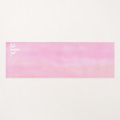 Monogram Roze Yogamat (Voorkant (horizontaal))