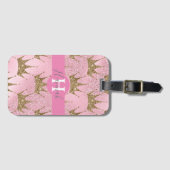 Monogram/Roze zeemeermin Bagagelabel (Voorkant (horizontaal))