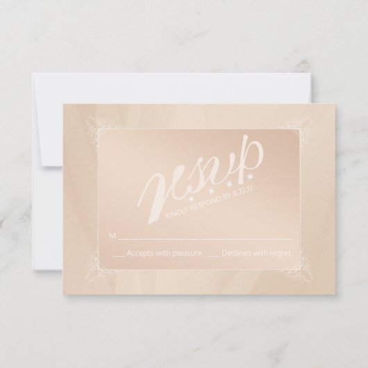 Monogram RSVP personaliseren (Achterkant)