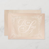 Monogram RSVP personaliseren (Voorkant / Achterkant)