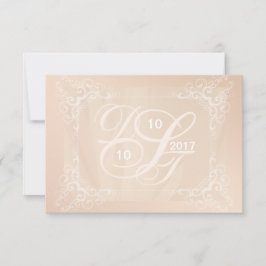 Monogram RSVP personaliseren