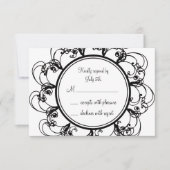 Monogram RSVP (wit) (Voorkant)
