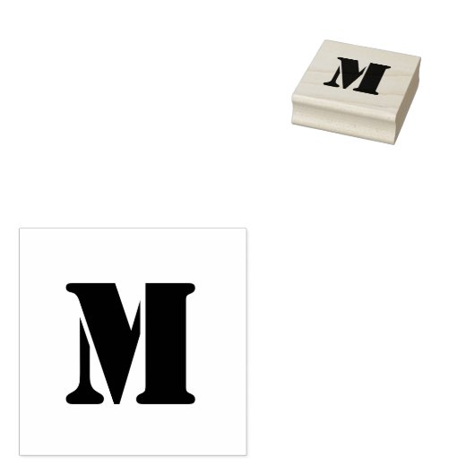 Monogram rubberen stempel, aangepaste monogram ste rubberstempel (Gestempeld)