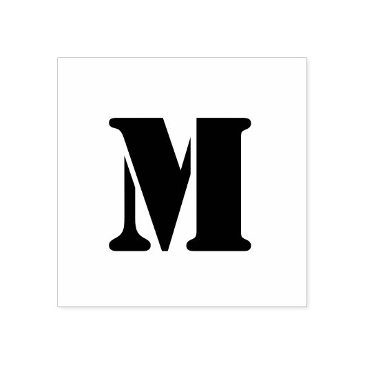 Monogram rubberen stempel, aangepaste monogram ste rubberstempel (Afrduk)