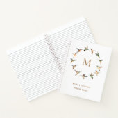 Monogram Rufous & Allen's Hummingbirds Notitieboek (Binnen)