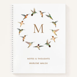Monogram Rufous & Allen's Hummingbirds Notitieboek