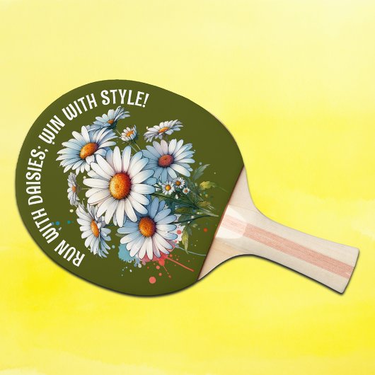 Monogram Run met madeliefjes: win met stijl Groen  Tafeltennisbatje