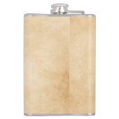 Monogram  Rustic Bouquet Red Poppies beige Heupfles (Achterkant)