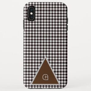 Monogram Rustic Chic Schotlandse ruit Case-Mate iPhone Case