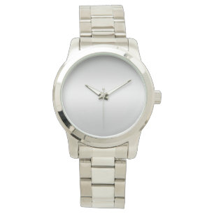 Monogram Rustic Grey & White Blauwgroen Women Silv Horloge
