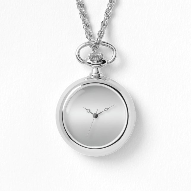 Monogram Rustic Grijs &Wit Teal Zilver Wrap-Aroun Horloge (Voorkant)
