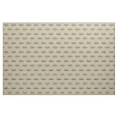 Monogram Rustic Linen kijk met hart Stof (Yard (91,4 cm))