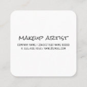 Monogram Rustic Texture Afsprakenkaartje (Achterkant)