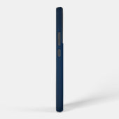 Monogram Rustiek Donkerblauw Samsung Galaxy Hoesje (Rechterkant)