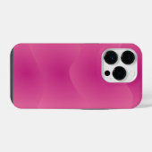 Monogram Rustiek Roze Blauwgroen iPhone Hoesje (Achterkant horizontaal)