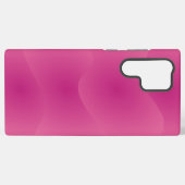 Monogram Rustiek Roze Blauwgroen Samsung Galaxy Hoesje (Achterkant horizontaal)