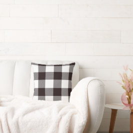 Monogram Rustieke Chic Schotlandse ruit Kussen