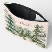 Monogram Rustieke Waterverf Bos en berg Etui (Open)